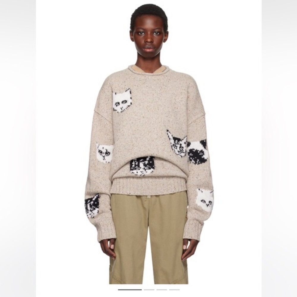 Acne studios cat knit sweater